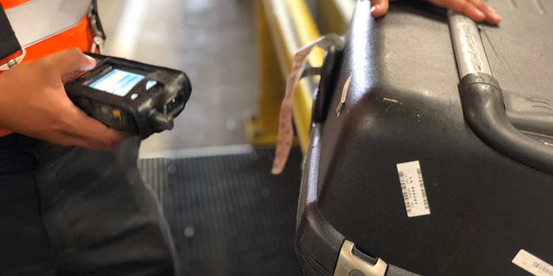 Baggage on Conveyor Belt