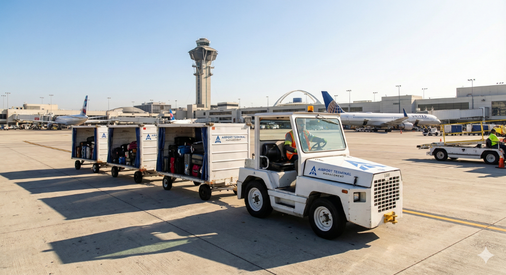 Airport Baggage Cart